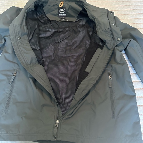 TIMBERLAND MT Crescent Waterproof Jacket Gray Men's XXL - Picture 4 of 8